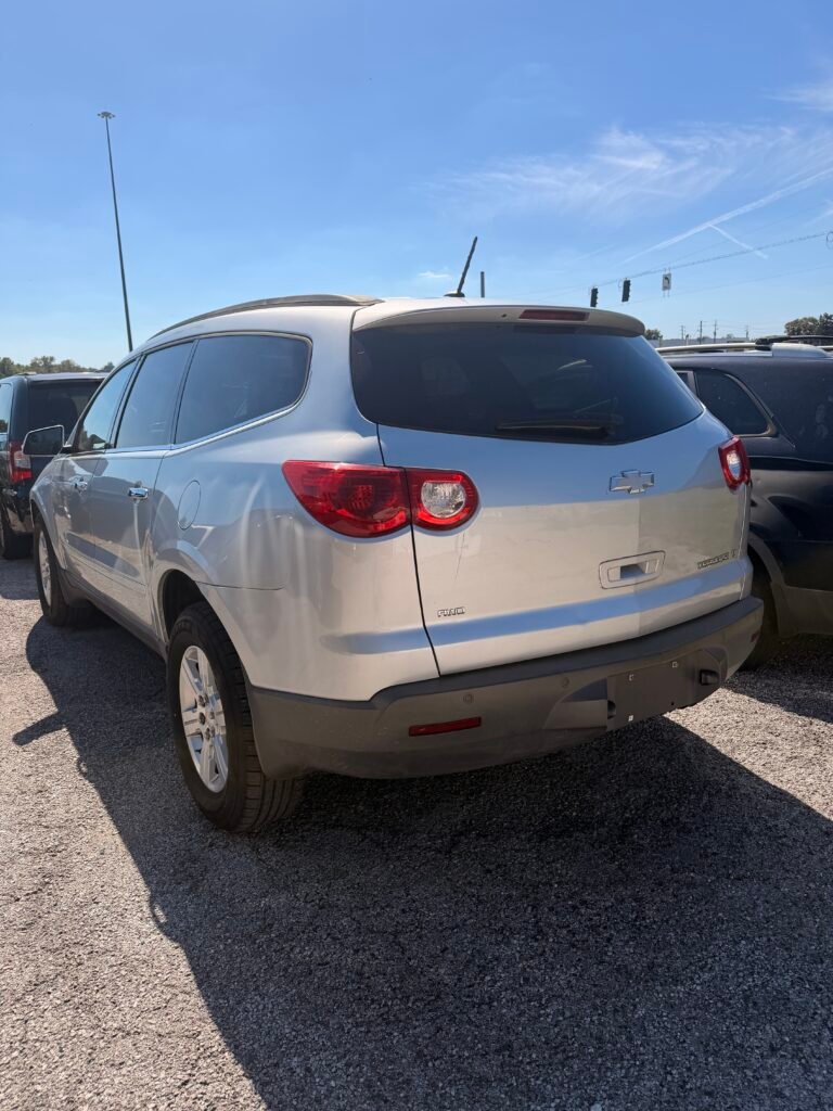 🚗 **2012 Chevy Traverse AWD — $1,200 DOWN!** 🚗

🔥 **BUY HERE • PAY HERE!** 🔥

💰 **$1,200 DOWN**
💵 **$3,295 CASH PRICE + TAX & $125 DOC FEE**
📍 **177,000 miles**

✅ All-wheel drive (AWD)
✅ 3rd-row seating
✅ Runs & drives great
✅ Cold A/C ❄️
✅ Hot heat 🔥
✅ Spacious SUV with plenty of room for the family!

📋 **BUY HERE PAY HERE REQUIREMENTS:**
• Last 2 months of check stubs
• Copy of lease
• Utility bill matching your address
• 3 references

📍 **All-N-1 Auto Sales**
📍 7614 Brookville Rd, Indianapolis, IN
📞 **Call/Text: (317)-354-5775**

🔥 Come check it out today! Give us a call or shoot us a text for more information and to see if it’s still available! 🚘
